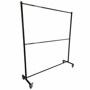 bøjlestativ med 2 bøjlestænger - forfra
