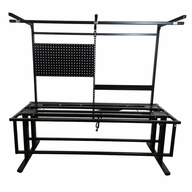 Hæve sænkebord med bagsøjle