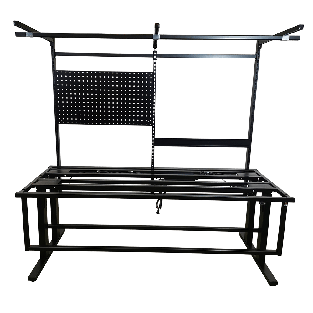 Hæve sænkebord med bagsøjle