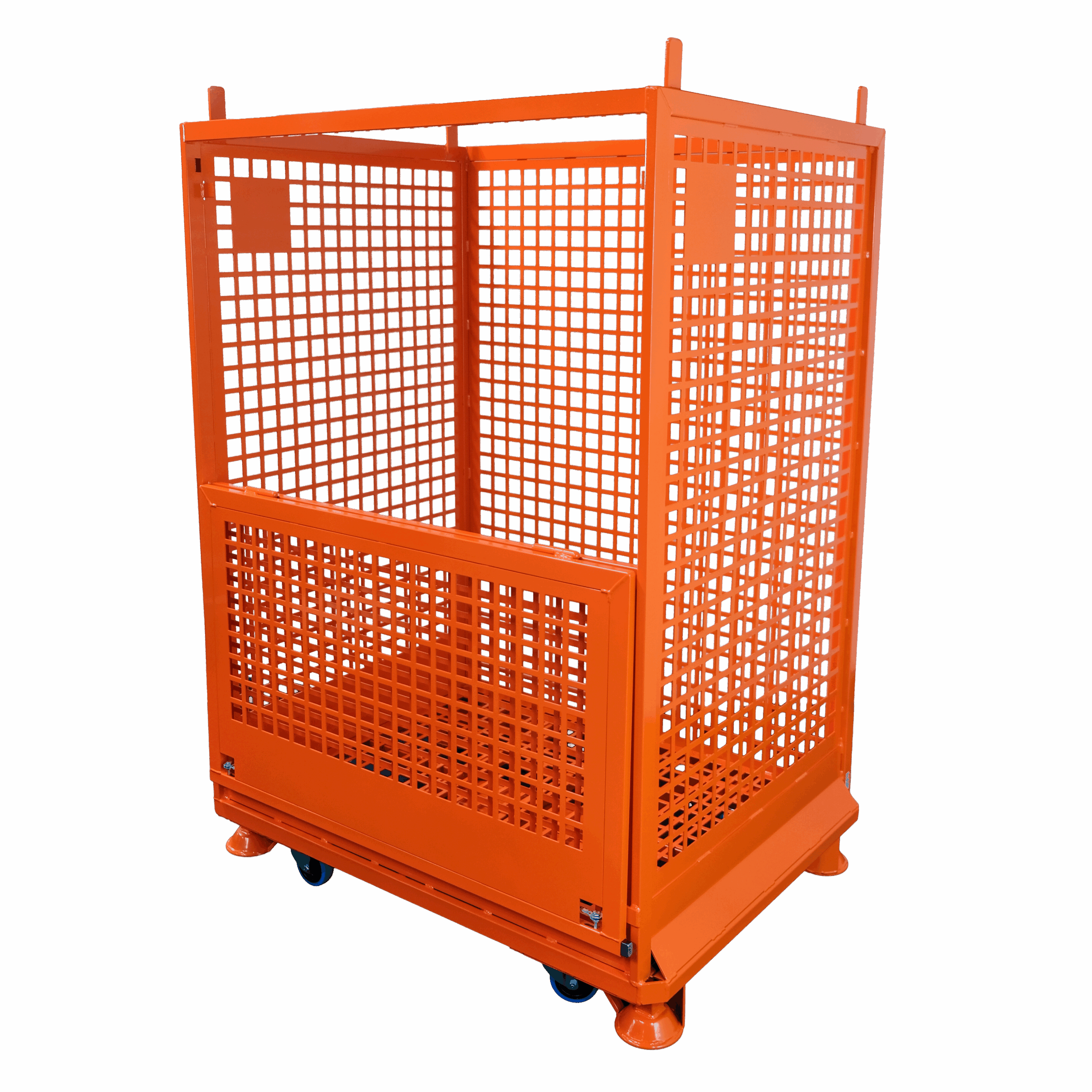 gitterbur med nedklappelig side