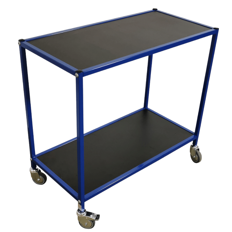 Rullebord med 2 hylder – 1000x600x1010 mm - 089R21L