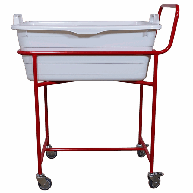 Baljevogn med skubbebøjle