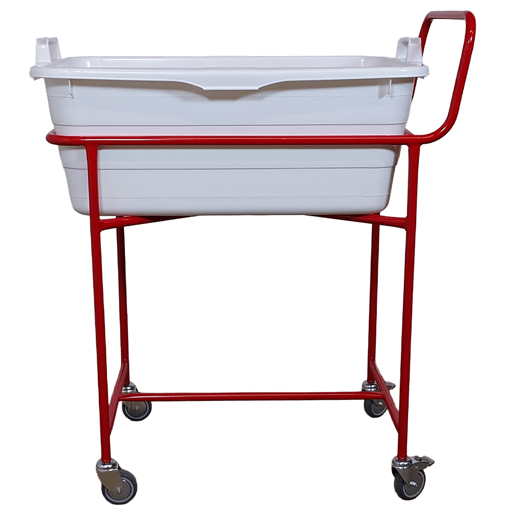 Baljevogn med skubbebøjle