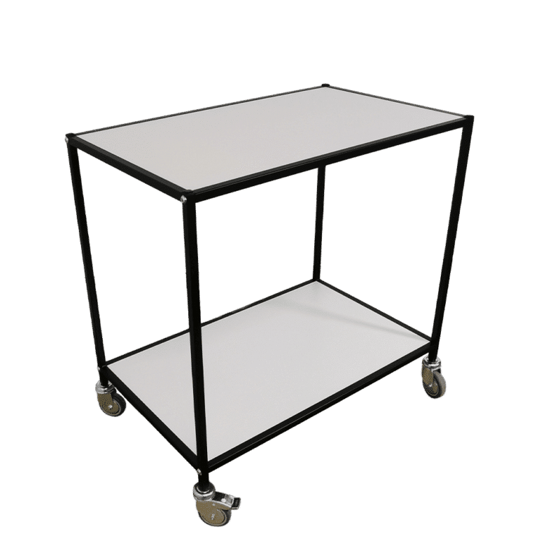 Rullebord med 2 hylder - 080r11 - Model 1 (hovedbillede)