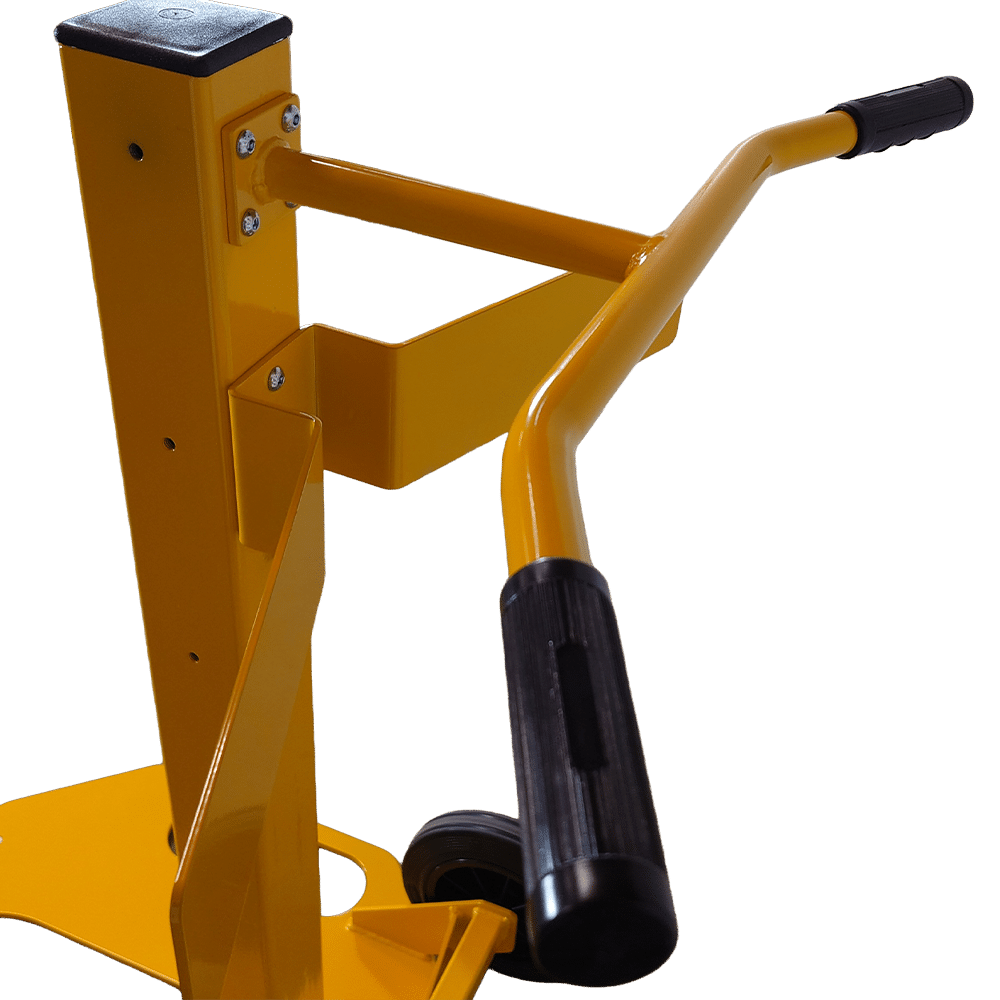 Ständer für Spule - Nahaufnahmegriff