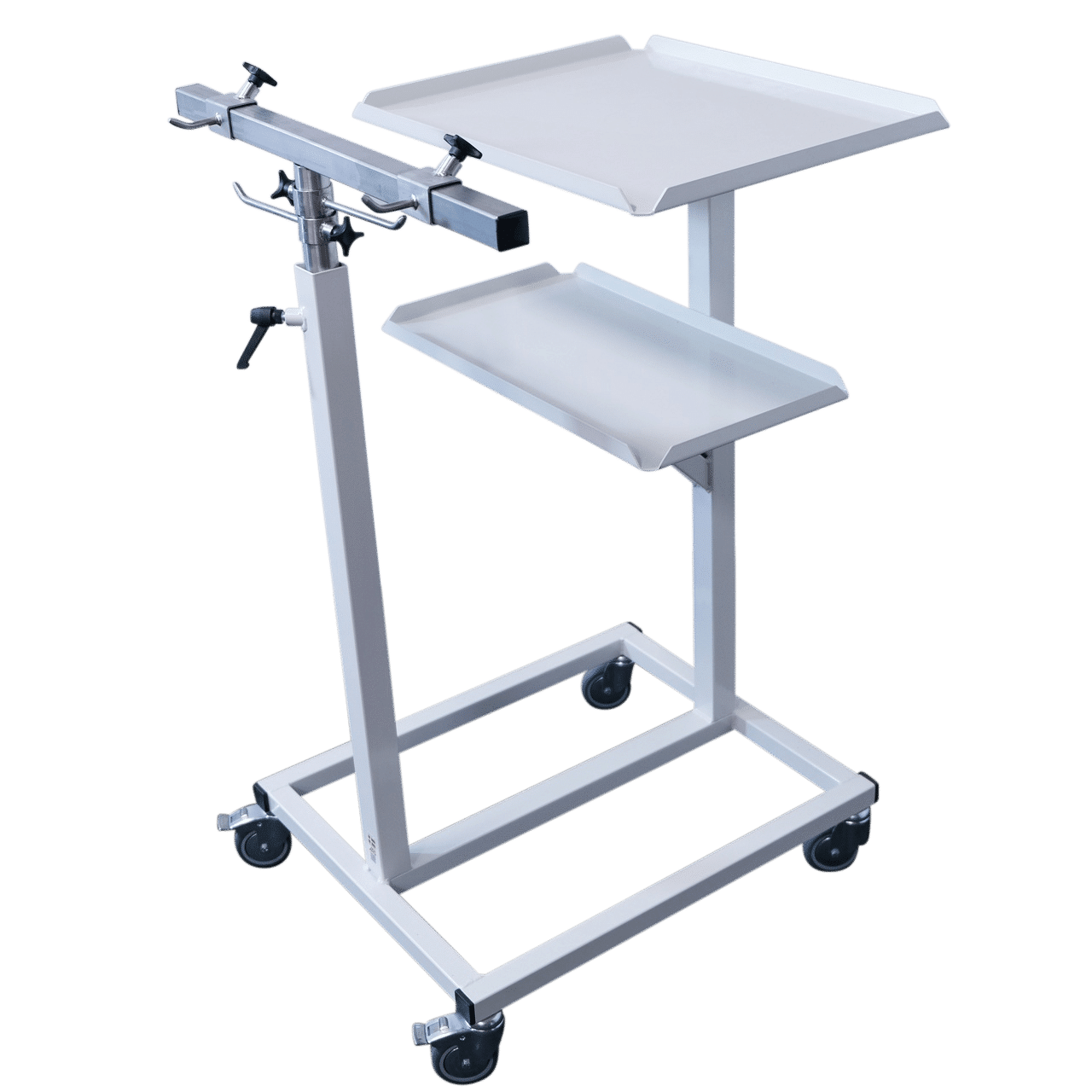 pakkestativ på hjul med poseholder