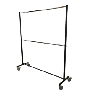 Bøjlestativ på hjul med 2 bøjlestænger (Model 4) (hoved billede)