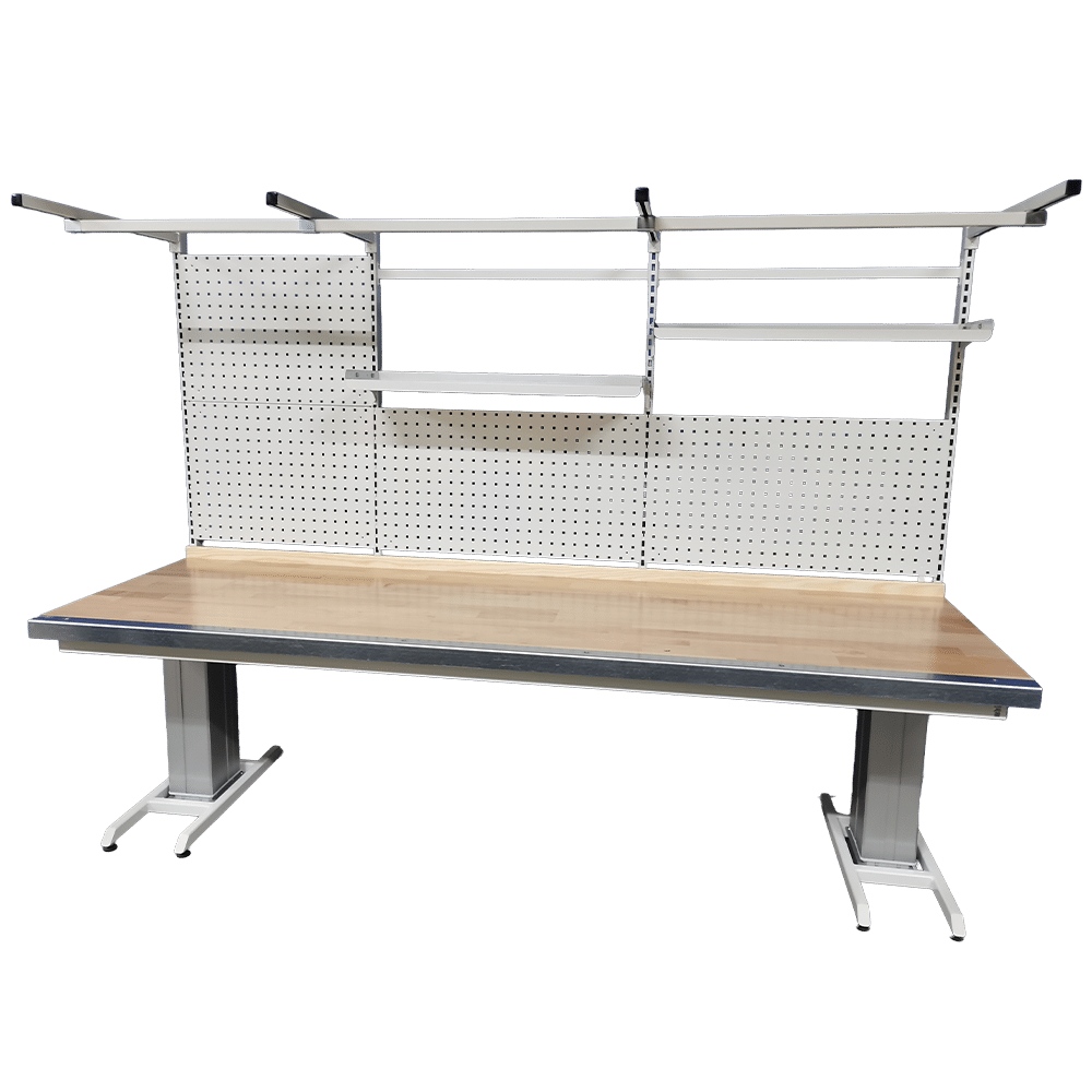 justerbart arbejdsbord med bagsøjlesystem erg-o-lift 300 2