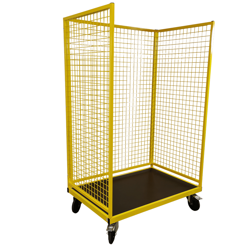 rullecontainer med åben side