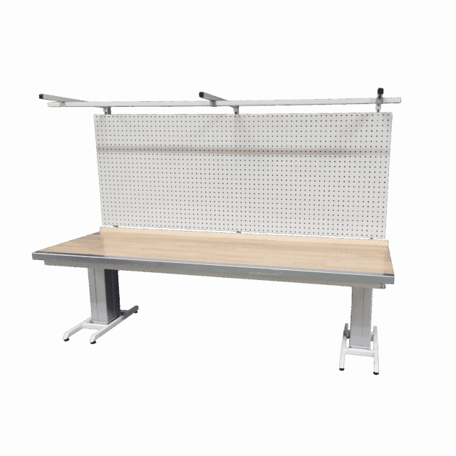 justerbart arbejdsbord med bagsøjlesystem Erg-O-Lift 300