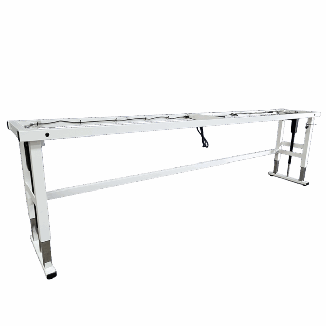 Height adjustable table - 2800x800 mm - Erg-O-Let 310 - (inclined from front)