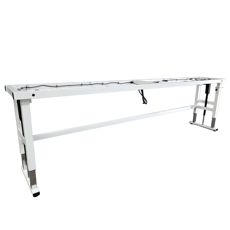 Höhenverstellbarer Tisch - 2800x800 mm - Erg-O-Let 310 - (von vorne geneigt)