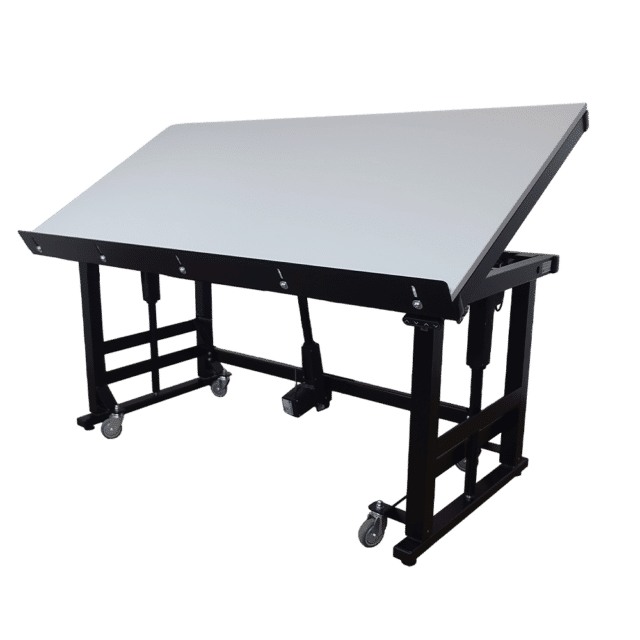 Assembly table for electrical panels - EOL 310 Model 2 slanted front view