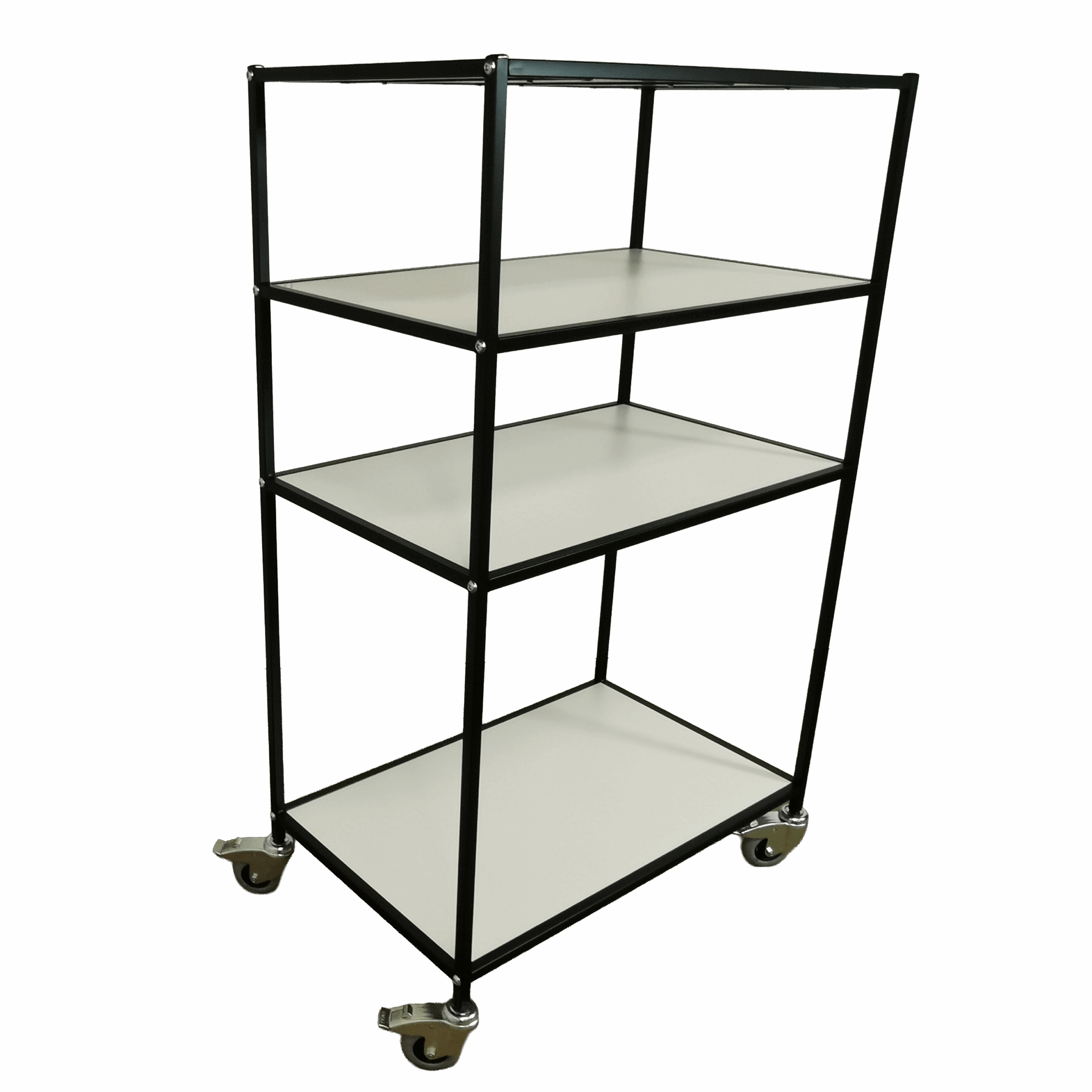 Lagerreol med 4 hylder – 900x555x1500mm (venstre skrå)