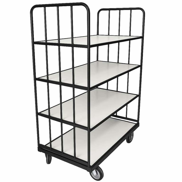 plukvogn med 4 hylder