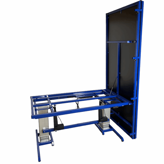 Hæve sænkebord med vippefunktion - 2100x1000 mm - Erg-O-Lift 300 (opvippet forfra)