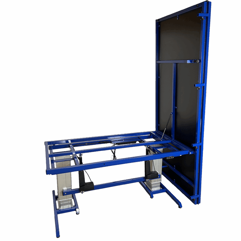 Hæve sænkebord med vippefunktion - 2100x1000 mm - Erg-O-Lift 300 (opvippet forfra)