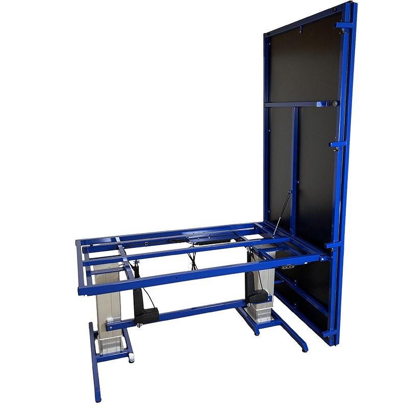 Hæve sænkebord med vippefunktion - 2100x1000 mm - Erg-O-Lift 300 (opvippet forfra)