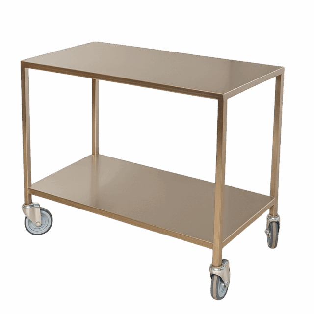 Rustfrit rullebord - 900x550 mm