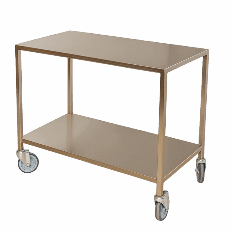 Rustfrit rullebord - 900x550 mm