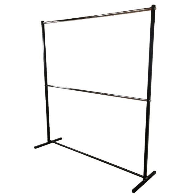 bøjlestativ på stilsko med 2 bøjlestænger (Hoved billede)