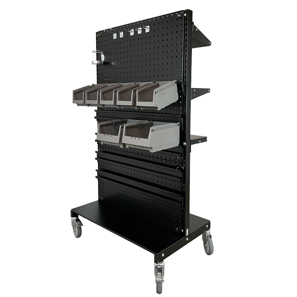 Werkzeugtafel auf Rädern