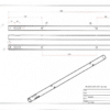 Stainless steel profile guide 1.5x25x25x600mm