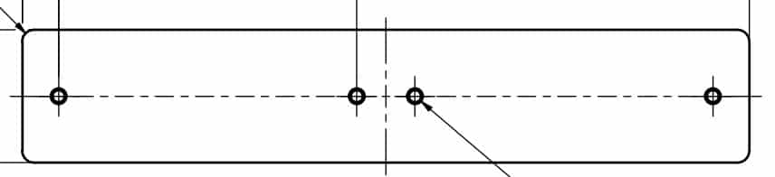 Platte 20mm 600x110mm