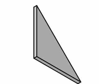 Plate 5mm 75x75mm support