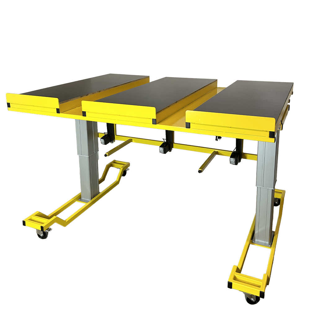 Erg-O-Lift 300 vip - hæve sænkebord med vippefunktion - KÆMPE model - høj skrå