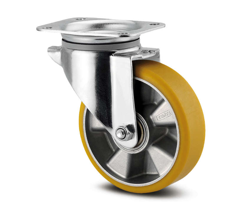 Tente-Räder Ø200 mit Bremsen 3470ITP200P63