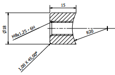 Edelstahl-Stopfen für Tape/Liner-Ständer
