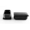 50x30 1 Pipe leg plastic plug black B46 dupsko