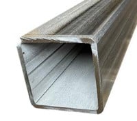 Profile tube 25x25x1.5 stainless brushed