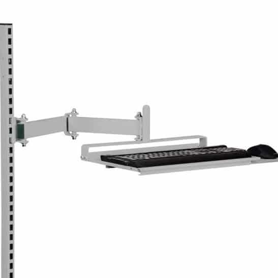 Tastaturholder med arm - til bagsøjle