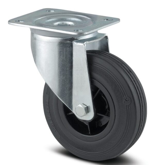 Tente-Räder Ø125 mit Bremsen 3470PVR125P62