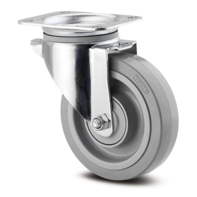 Tent wheels Ø160 w/brakes 3470UFP160P63