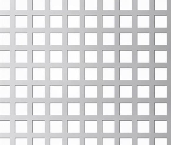 Perforated sheet 9x9mm holes 7% air