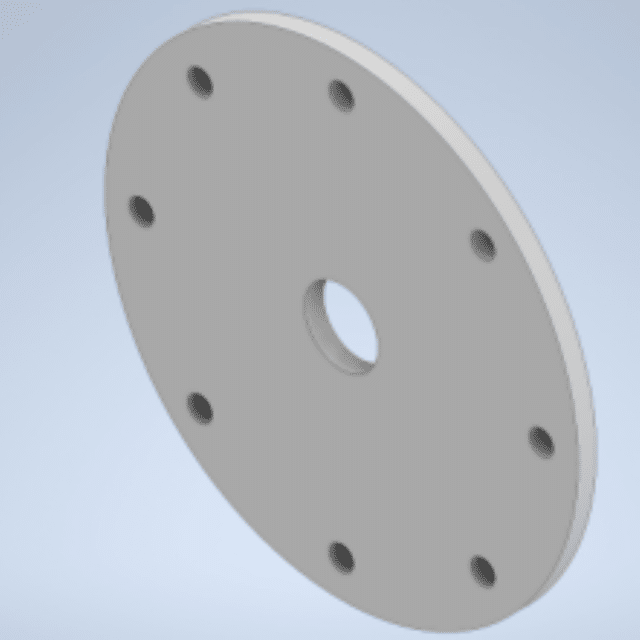 Scheibe mit Löchern Ø130x5mm