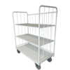 Shelving trolley with 3 shelves - 1200x600x1450mm