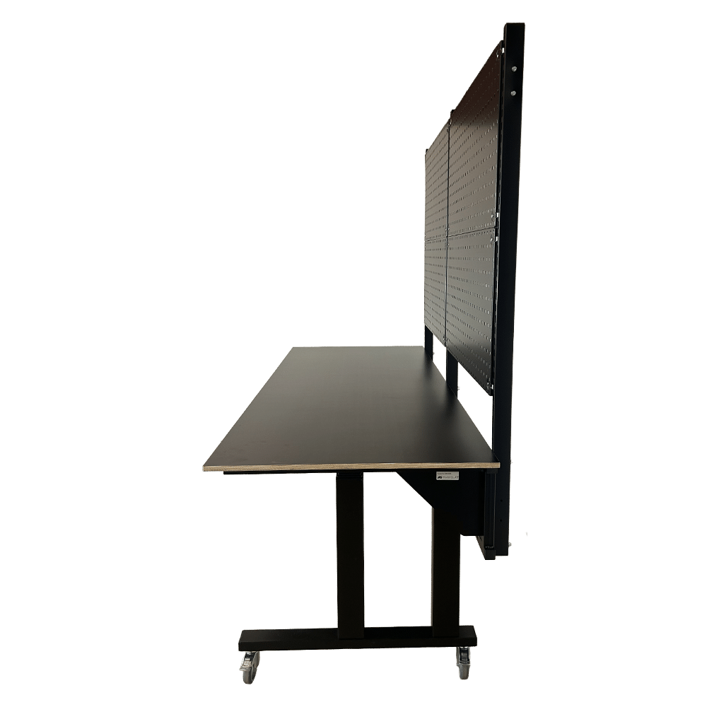 Hæve sænkebord med skuffe - Duo-Let 3070 (fra siden)