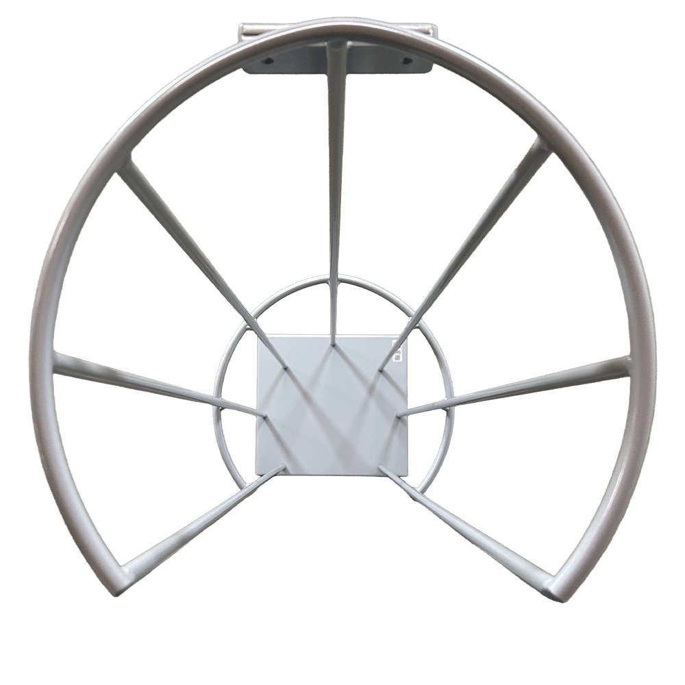 Stand for safety helmets - top view