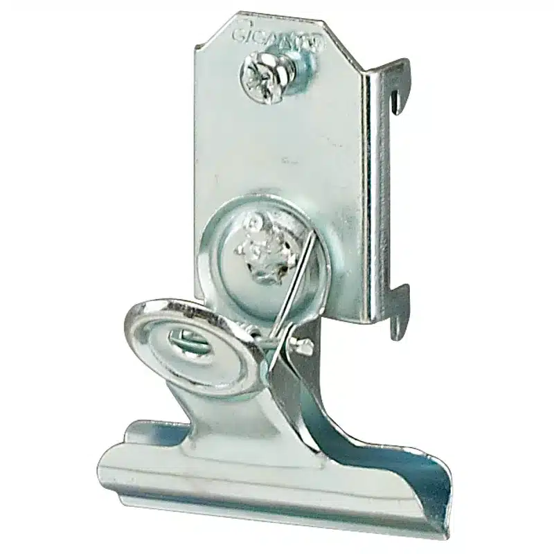 Clip holder for paper - for whiteboard