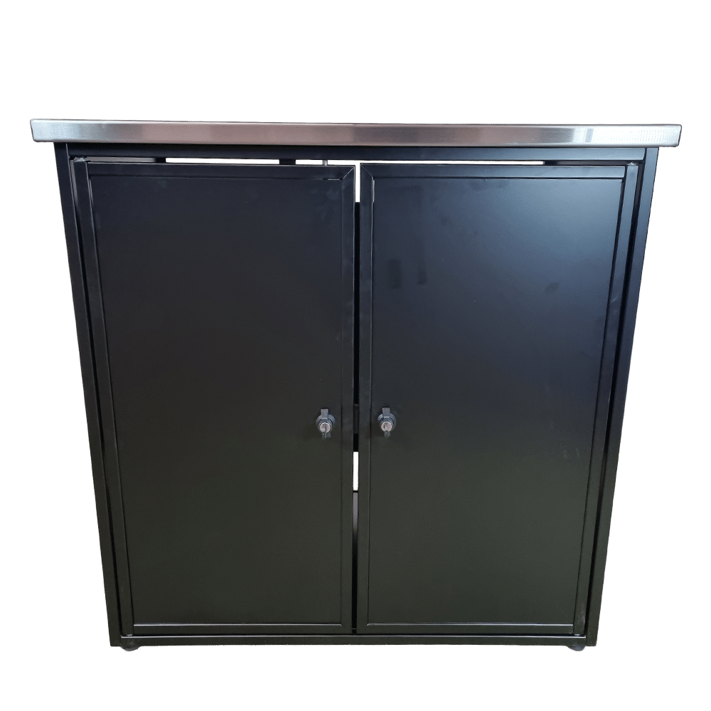 Industrial coffee cabinet – 860x560x850 mm - front view