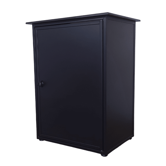 Industrial coffee cabinet - main view obliquely from the front