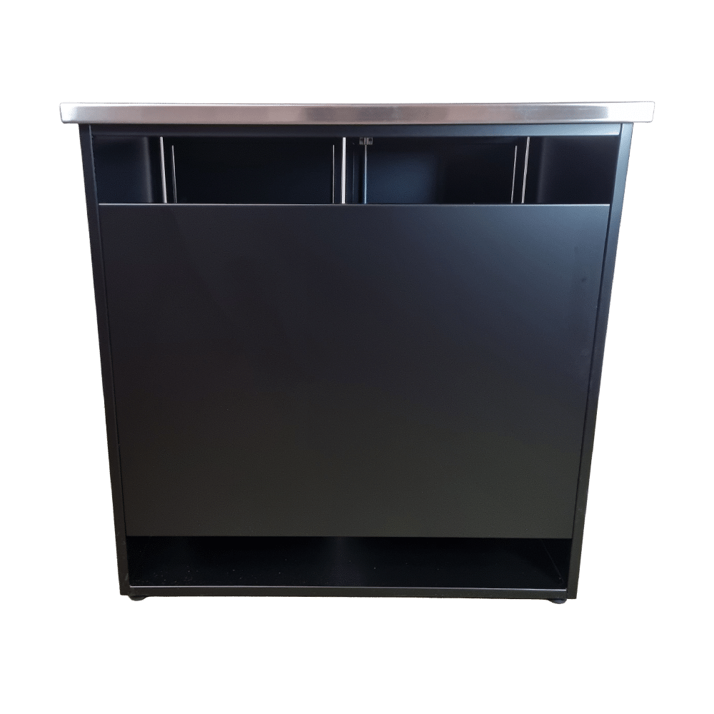 Industrial coffee cabinet – 860x560x850 mm - rear view
